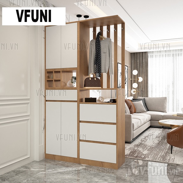 Tủ giày kệ trang trí hiện đại cho phòng khách-TG41 – Nội thất VFUNI